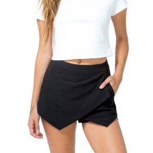 Black Envelope Skirt